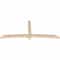 Ekena Millwork Bellingham Smooth Timber Gable Bracket, Douglas Fir, 108"W x 45"H x 3 1/2"D x 5 1/2"F, 10/12 Pitch GBW108X45X0406BEL00SDF - alternate 3